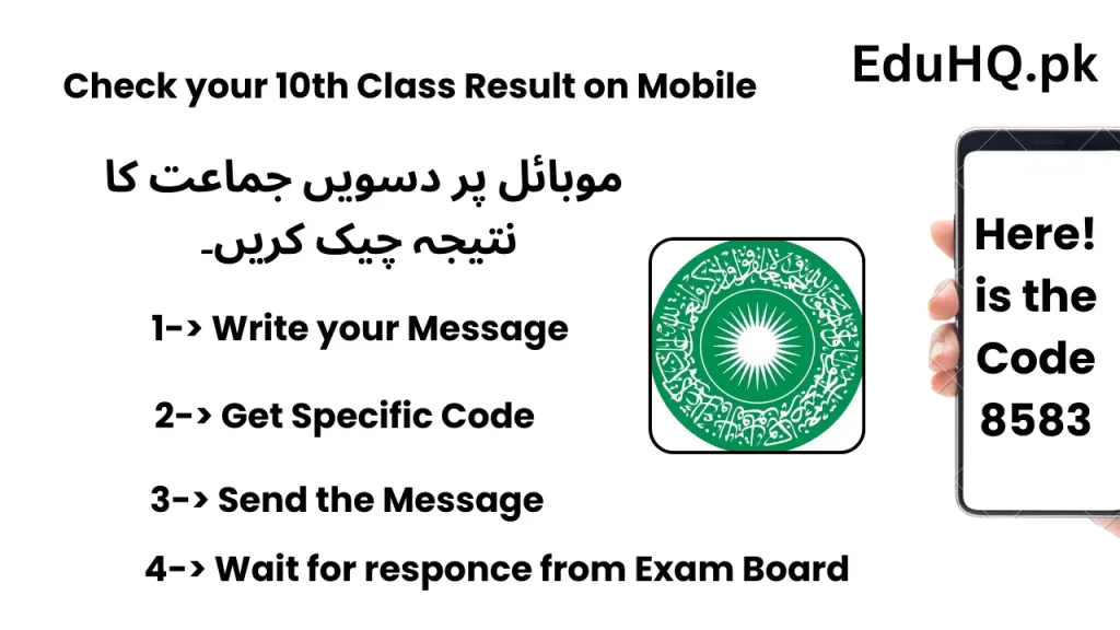 Check your 10th Class Result by SMS