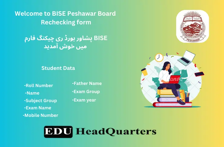 BISE Peshawar Board 9th Class Result 2025 7 Welcome to BISE Peshawar Board Rechecking form