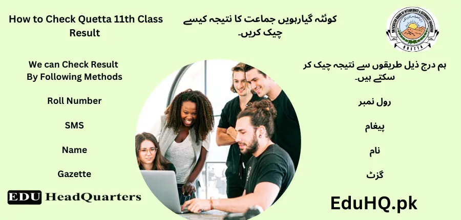 BISE Quetta Board 11th Class Result 2025 2 How to Check Quetta 11th Class Result